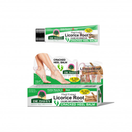 كريم عرق السوس للقدمين من دكتور ديفي 100 جرام كريم عرق السوس للقدمين من دكتور ديفي 100 جرام