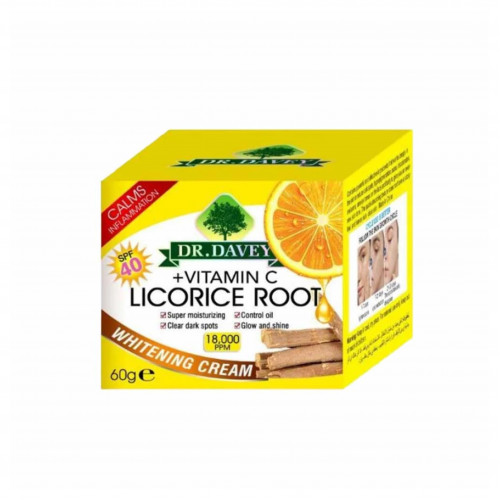 كريم عرق السوس والفيتامين سي من دكتور ديفي 60ج كريم عرق السوس والفيتامين سي من دكتور ديفي 60ج