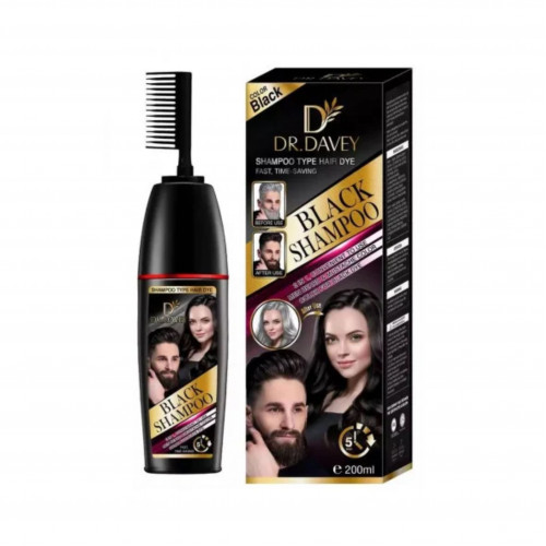 شامبو للشعر الأسود لون أسود من دكتور ديفي 200مل شامبو للشعر الأسود لون أسود من دكتور ديفي 200مل