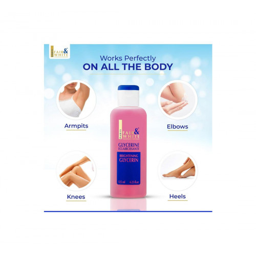 فير اند وايت لوشن تفتيح بالجلسرين أصلي 125مل فير اند وايت لوشن تفتيح بالجلسرين أصلي 125مل
