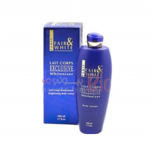 لوشن ايكسكلوسيف لتبيض وتفتيح الجسم من فير اند وايت- 500مل لوشن ايكسكلوسيف لتبيض وتفتيح الجسم من فير اند وايت- 500مل
