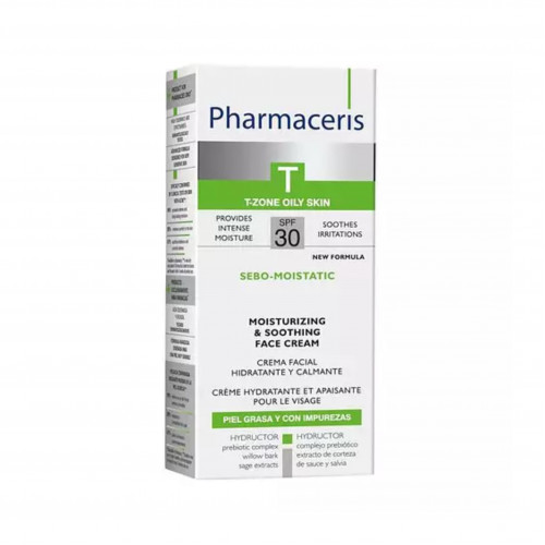 فارماسيرز T سيبو كريم مرطب للبشرة المعرضه لحبوب الشباب - 50 مل