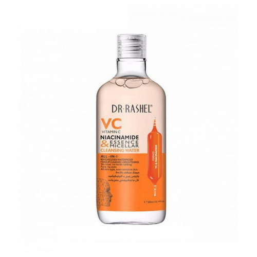 ميسيلار لتنظيف البشرة بخلاصة فيتامين سي ونياسيناميد من د. راشيل350مل ميسيلار لتنظيف البشرة بخلاصة فيتامين سي ونياسيناميد من د. راشيل350مل