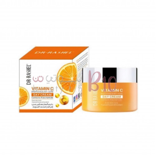 كريم نهاري بفيتامين C من د راشيل - 50ج كريم نهاري بفيتامين C من د راشيل - 50ج