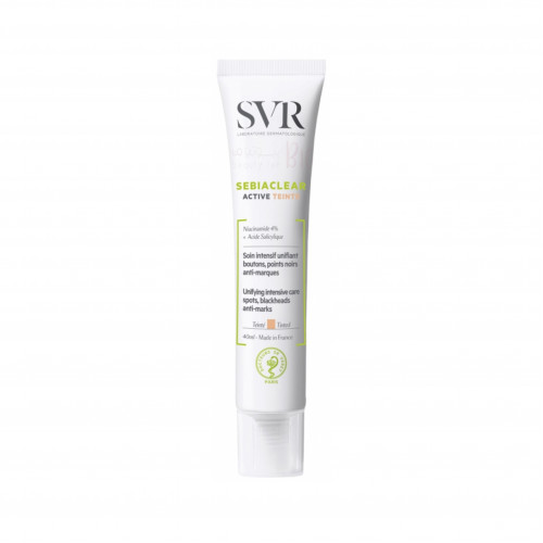 اس فى ار سيبيا كلير اكتيف كريم علاج حب الشباب والرؤوس السوداء-ملون 40 مل