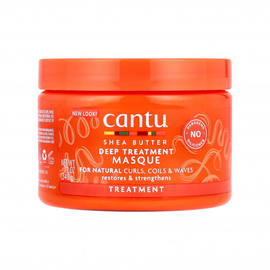 قناع العلاج العميق بزبدة الشيا للشعر الطبيعي من كانتو (340 جم) قناع العلاج العميق بزبدة الشيا للشعر الطبيعي من كانتو (340 جم)