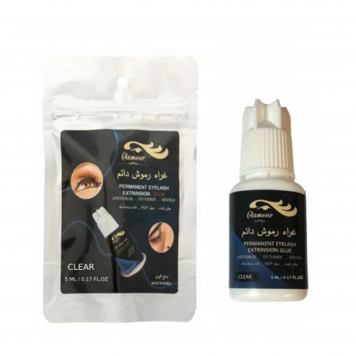 جلامور غراء رموش دائم شفاف 5مل