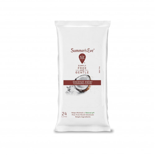 مناديل مبللة بماء جوز الهند للاماكن الحساسة من سمرز إيف