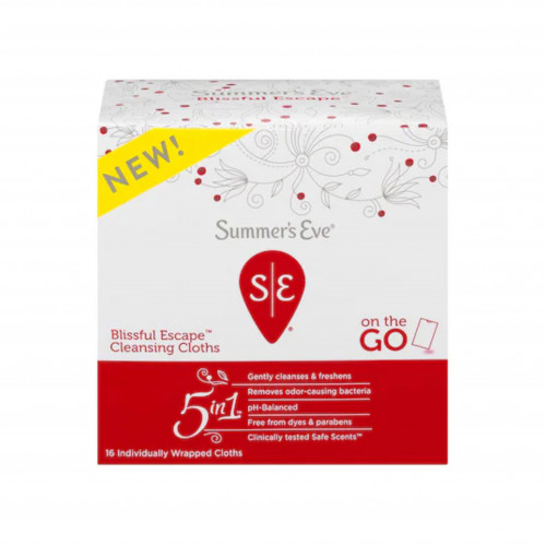 مناديل قماشية مبللة للمنطقة الحساسة بليسفل اسكيب سمرز إيف - 16 منديل مناديل قماشية مبللة للمنطقة الحساسة بليسفل اسكيب سمرز إيف - 16 منديل