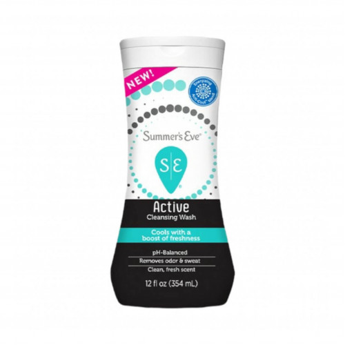 غسول لتنظيف المنطقة الحساسة أكتيف من سمر ايف - 354مل غسول لتنظيف المنطقة الحساسة أكتيف من سمر ايف - 354مل