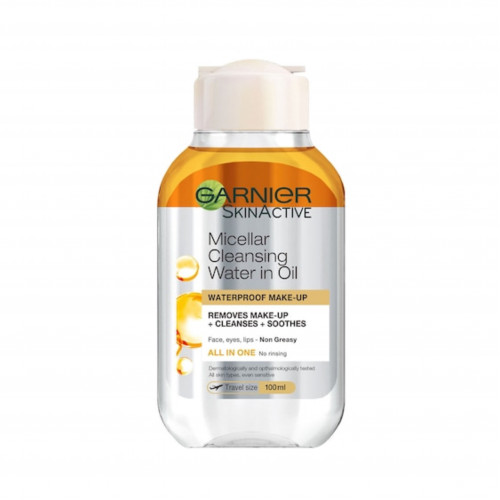 ماء منظف ميسيلار لإزالة المكياج من غارنييه - 100 مل ماء منظف ميسيلار لإزالة المكياج من غارنييه - 100 مل