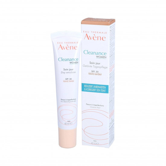أفين كلينانس النهاري للنساء بعامل حماية من الشمس SPF30 ملون، 40 مل أفين كلينانس النهاري للنساء بعامل حماية من الشمس SPF30 ملون، 40 مل