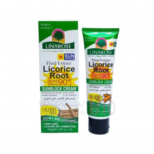 واقي شمس عرق السوس  من لينا روز 100 مل