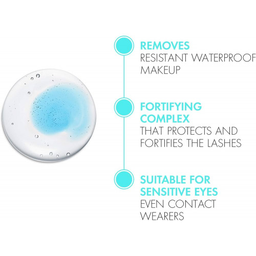 مزيل مكياج العيون الحساسة من فيشي بوريت ثيرمال، 100 مل مزيل مكياج العيون الحساسة من فيشي بوريت ثيرمال، 100 مل