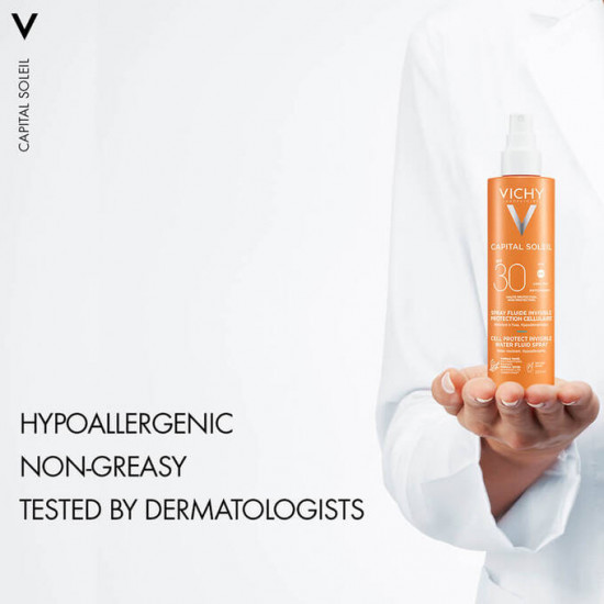 كابيتال سوليل بخاخ واقي شمس من الاشعة الفوق بنفسجية بعامل حماية 30 من فيشي 200مل كابيتال سوليل بخاخ واقي شمس من الاشعة الفوق بنفسجية بعامل حماية 30 من فيشي 200مل