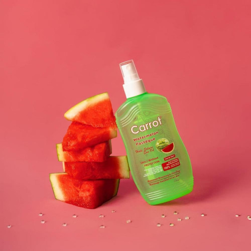 زيت تسمير الجسم بماء البطيخ من كاروت صن 200مل زيت تسمير الجسم بماء البطيخ من كاروت صن 200مل