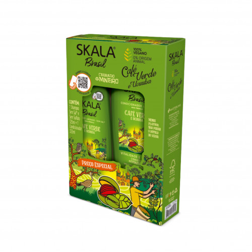 شامبو + بلسم للشعر بالقهوة من سكالا 325مل شامبو + بلسم للشعر بالقهوة من سكالا 325مل