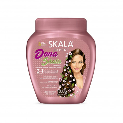 كريم وماسك لترطيب الشعر الكيرلي دونا من سكالا - 1000غرام