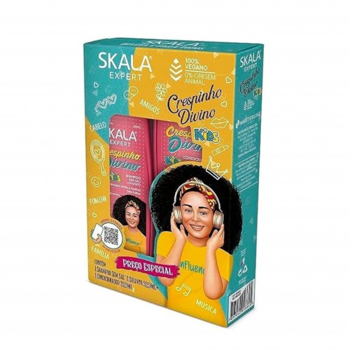 شامبو + بلسم طقم ديفاين كريسبينيو للأطفال من سكالا 325 مل شامبو + بلسم طقم ديفاين كريسبينيو للأطفال من سكالا 325 مل