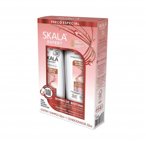 سكالا إكسبرت لاين مجموعة شامبو وبلسم البيوتين 325مل سكالا إكسبرت لاين مجموعة شامبو وبلسم البيوتين 325مل