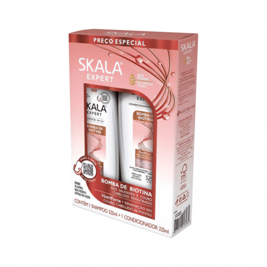 سكالا إكسبرت لاين مجموعة شامبو وبلسم البيوتين 325مل
