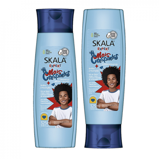 مجموعة شامبو وبلسم مور كرايمبيس اكسبرت للشعر الكيرلي للأطفال من سكالا - 325 مل مجموعة شامبو وبلسم مور كرايمبيس اكسبرت للشعر الكيرلي للأطفال من سكالا - 325 مل