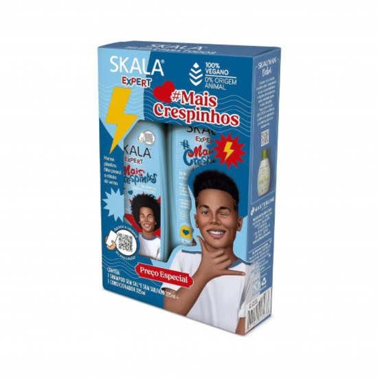 مجموعة شامبو وبلسم مور كرايمبيس اكسبرت للشعر الكيرلي للأطفال من سكالا - 325 مل مجموعة شامبو وبلسم مور كرايمبيس اكسبرت للشعر الكيرلي للأطفال من سكالا - 325 مل