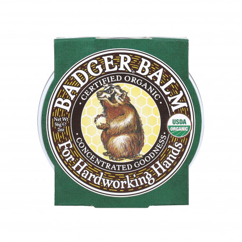 بلسم شرير عضوي للأيدي المجهدة من بادجر كومباني  56جم بلسم شرير عضوي للأيدي المجهدة من بادجر كومباني  56جم