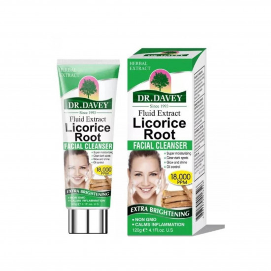 دكتور ديفي غسول وجه بخلاصة عرق السوس - 120 جم