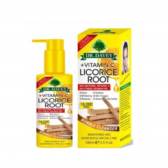 دكتور ديفي غسول منظف للوجه بخلاصة عرق السوس وفيتامين سي - 60 جم دكتور ديفي غسول منظف للوجه بخلاصة عرق السوس وفيتامين سي - 60 جم