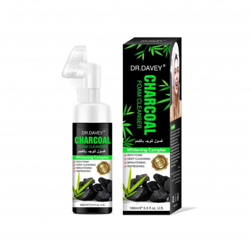 منظف رغوي بالفحم من دكتور ديفي 160مل منظف رغوي بالفحم من دكتور ديفي 160مل