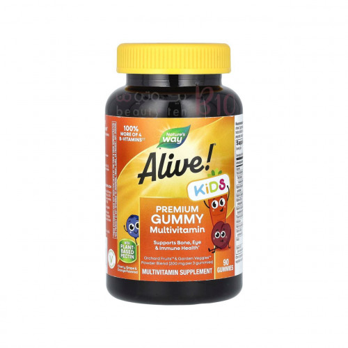 علكة فيتامينات متعددة ممتازة كرز ، عنب وبرتقال  من ناتشرز واي 90 علكة علكة فيتامينات متعددة ممتازة كرز ، عنب وبرتقال  من ناتشرز واي 90 علكة