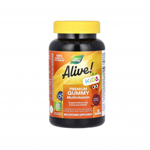 علكة فيتامينات متعددة ممتازة كرز ، عنب وبرتقال  من ناتشرز واي 90 علكة علكة فيتامينات متعددة ممتازة كرز ، عنب وبرتقال  من ناتشرز واي 90 علكة