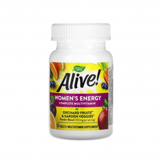فيتامينات متعددة كاملة معززة للطاقة للنساء من ناتشرز واي 50 قرصًا فيتامينات متعددة كاملة معززة للطاقة للنساء من ناتشرز واي 50 قرصًا