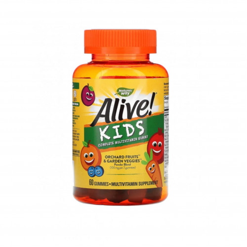 فيتامينات متعددة كاملة للأطفال، بنكهات الكرز والبرتقال والعنب، 60 علكة