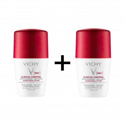 عرض رول اون مزيل لرائحة العرق 96 ساعة كلينيكال كنترول للنساء 1+1 مجاناً 50مل عرض رول اون مزيل لرائحة العرق 96 ساعة كلينيكال كنترول للنساء 1+1 مجاناً 50مل