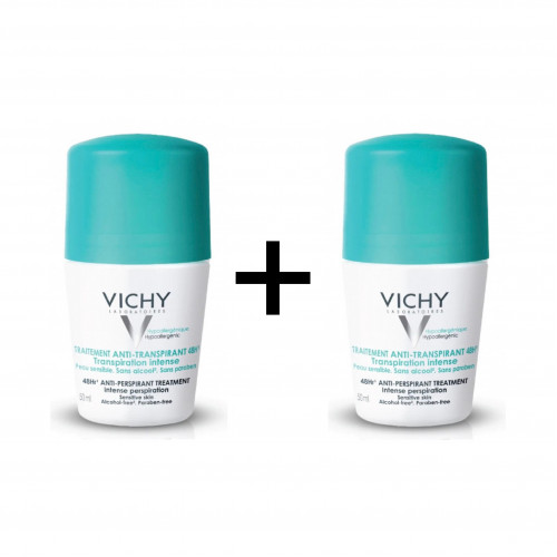 مضاد تعرق ببلية دوارة يوفر حماية مكثفة على مدار 48 ساعة 1+1 مجانا 50مل مضاد تعرق ببلية دوارة يوفر حماية مكثفة على مدار 48 ساعة 1+1 مجانا 50مل