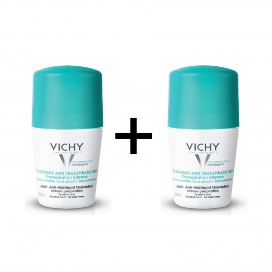 مضاد تعرق ببلية دوارة يوفر حماية مكثفة على مدار 48 ساعة 1+1 مجانا 50مل مضاد تعرق ببلية دوارة يوفر حماية مكثفة على مدار 48 ساعة 1+1 مجانا 50مل