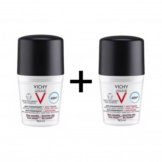 عرض مانع التعرق 48 ساعة للرجال من فيشي 1+ 1 مجانا 50مل عرض مانع التعرق 48 ساعة للرجال من فيشي 1+ 1 مجانا 50مل