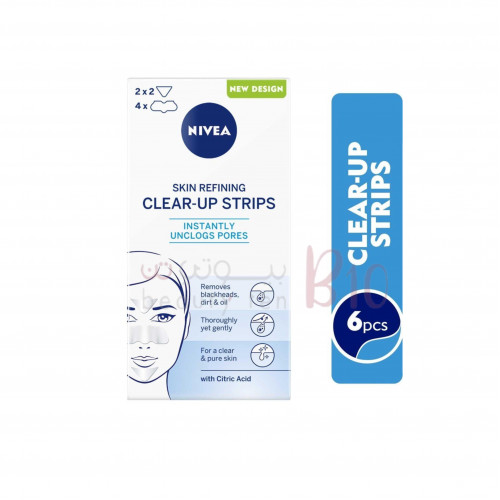 نيفيا فيزاج لصاقات تنظيف للأنف والدقن والجبهه - 6 لصقات نيفيا فيزاج لصاقات تنظيف للأنف والدقن والجبهه - 6 لصقات