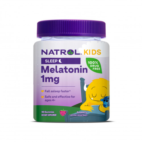 قطع حلوى الميلاتونين للأطفال بالتوت 90 قطعة