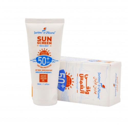 واقي شمس من جاردن اوليان للوجه والجسم -50مل واقي شمس من جاردن اوليان للوجه والجسم -50مل