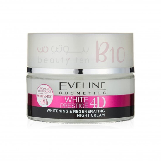 كريم الوجه الليلي وايت برستيج فور دي للتفتيح والتجديد من إيليفين - 50 مل كريم الوجه الليلي وايت برستيج فور دي للتفتيح والتجديد من إيليفين - 50 مل