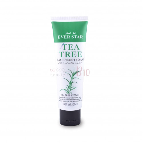 غسول وجة بخلاصة ورق الشاي من ايفر ستار 100 مل غسول وجة بخلاصة ورق الشاي من ايفر ستار 100 مل