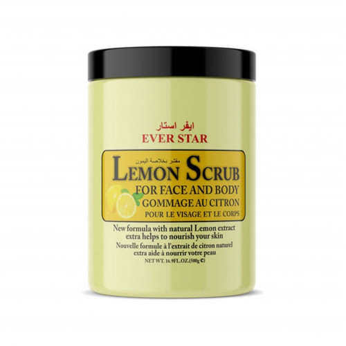 مقشر الجسم بالليمون ابيض من ايفر ستار -500جم مقشر الجسم بالليمون ابيض من ايفر ستار -500جم