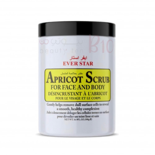 مقشر بخلاصة المشمش للجسم من ايفر ستار-500 جم مقشر بخلاصة المشمش للجسم من ايفر ستار-500 جم