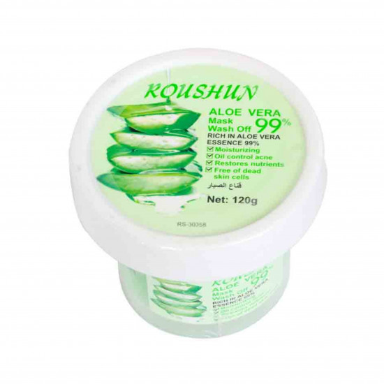 روشن قناع غني بخلاصة الصبار بنسبة 99٪ للتحكم في حب الشباب بالزيت المرطب120 مل روشن قناع غني بخلاصة الصبار بنسبة 99٪ للتحكم في حب الشباب بالزيت المرطب120 مل