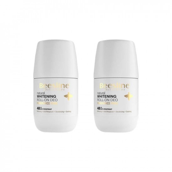 بزلين رول اون مزيل الرائحة لتفتيح البشرة - خال من العطر 2 في 50مل