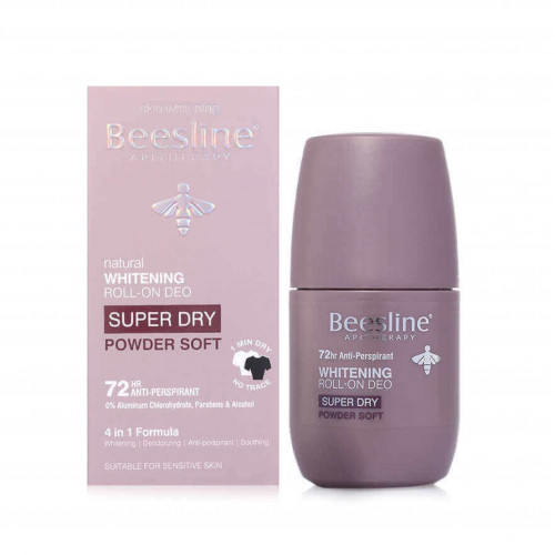 بيزلين رول اون مضاد للتعرق لتفتيح البشرة جفاف تام نعومة البودرة 50 مل