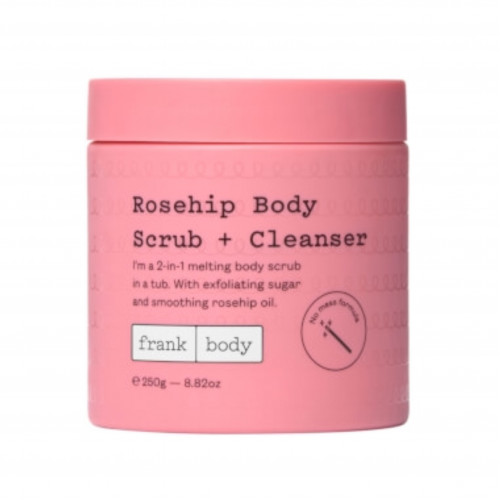 منظف ومقشر للجسم برائحة الورد من فرانك بودي 250 جرام.